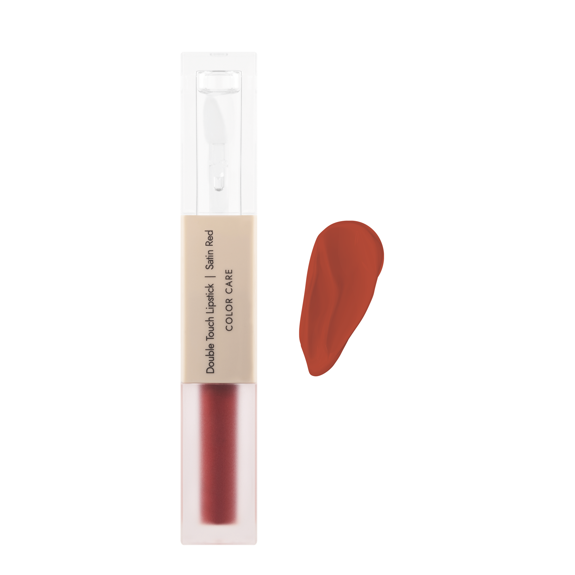 Double Touch Lipstick - Satin Red
