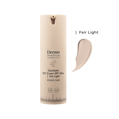 ClariMatte CC Cream SPF 50+ Fair Light_swatche