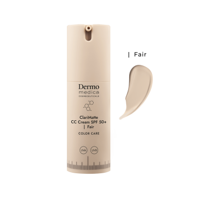 ClariMatte CC Cream SPF 50+ Fair_swatche