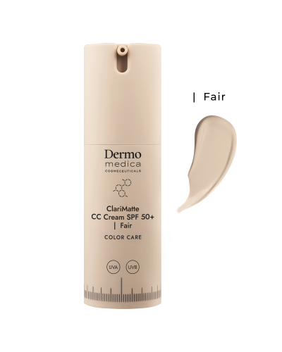 ClariMatte CC Cream SPF 50+ Fair_swatche