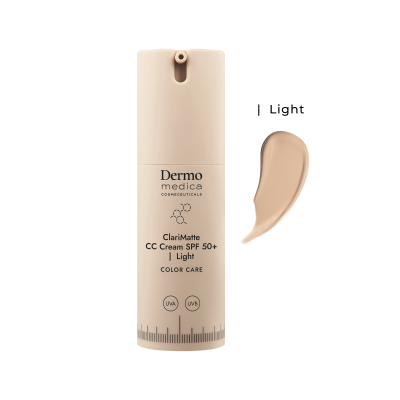 ClariMatte CC Cream SPF 50+ Light_swatche