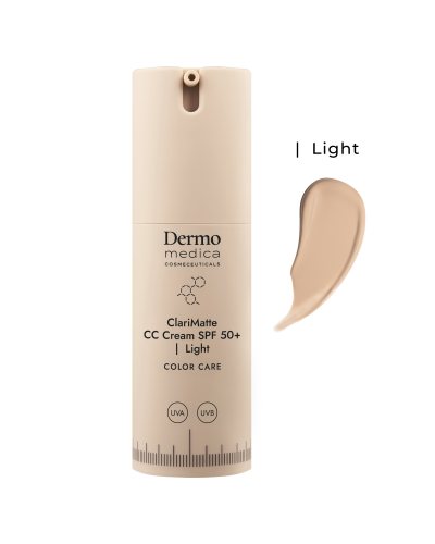 ClariMatte CC Cream SPF 50+ Light_swatche