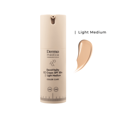 DermVitality CC Cream Light Medium_swatch