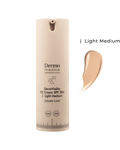 DermVitality CC Cream Light Medium_swatch